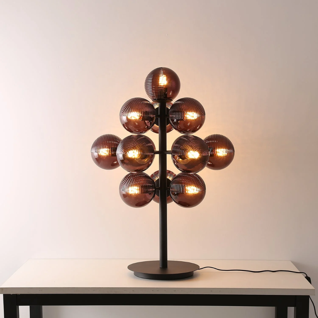 Aurelen – Elegant Glass Table Lamp with Warm Ambient Glow