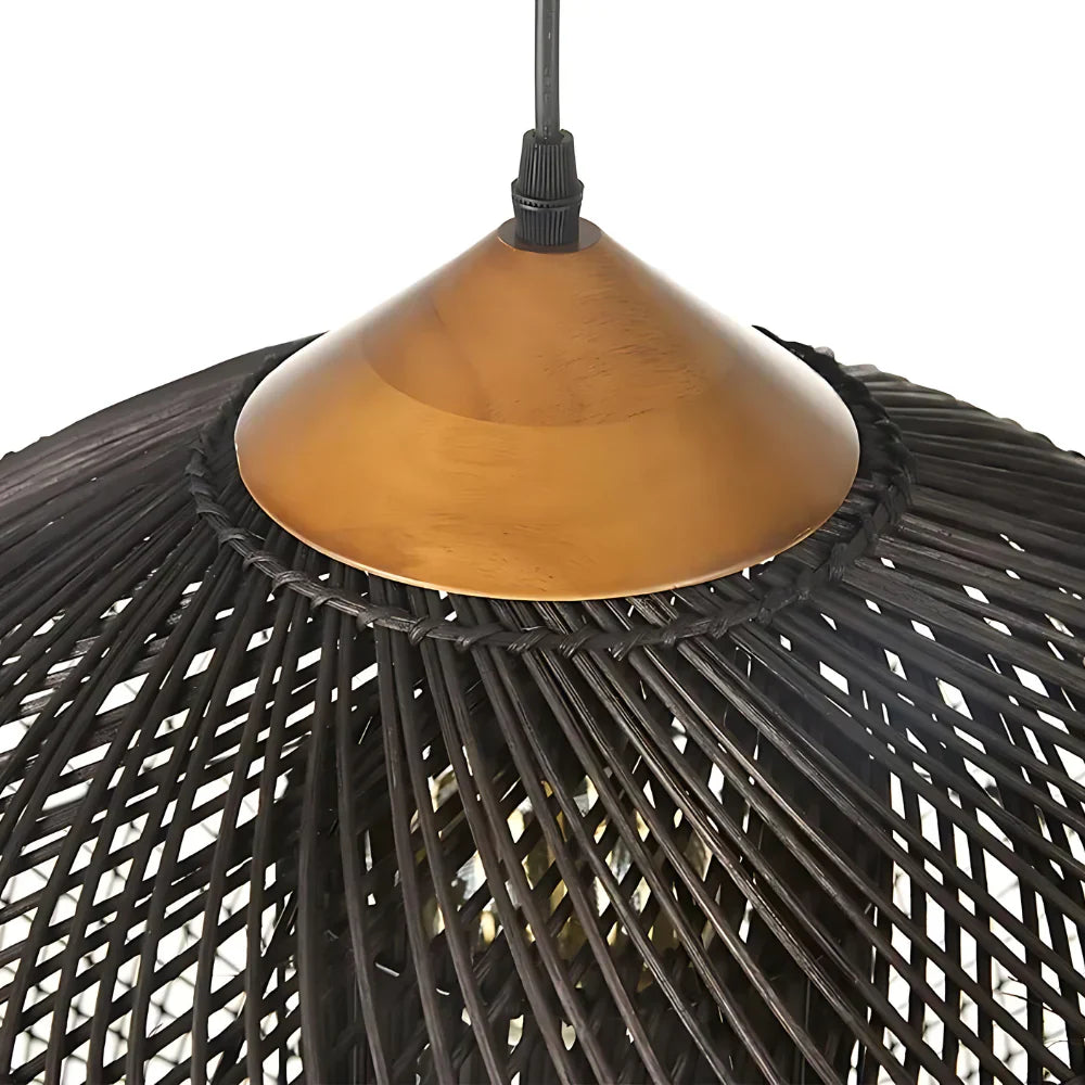 Serena – Handmade Rattan Pendant Light for a Bohemian Touch