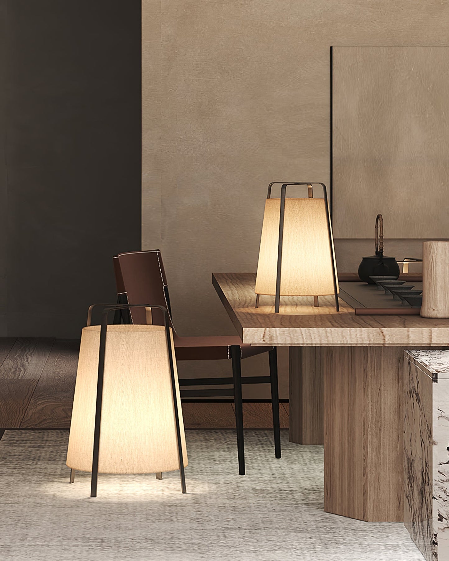 Emiko – LED Table Lamp with Stylish Oriental Design