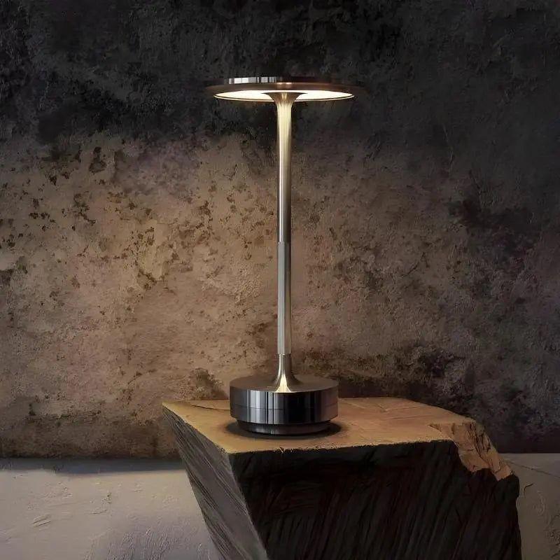 Elara – Wireless Rechargeable LED Table Lamp with Dimmable Touch Control