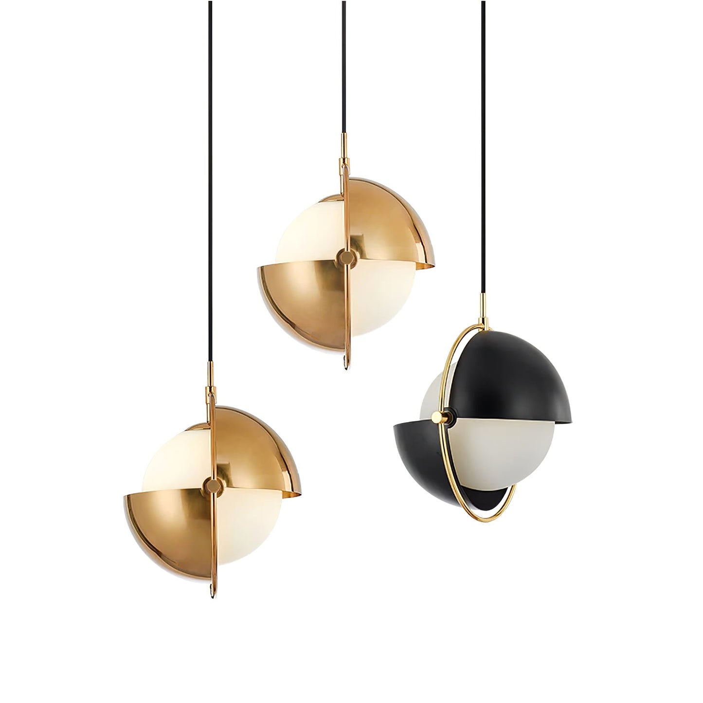 Aria - Adjustable Pendant Light with Playful Lampshade and Customizable Brightness