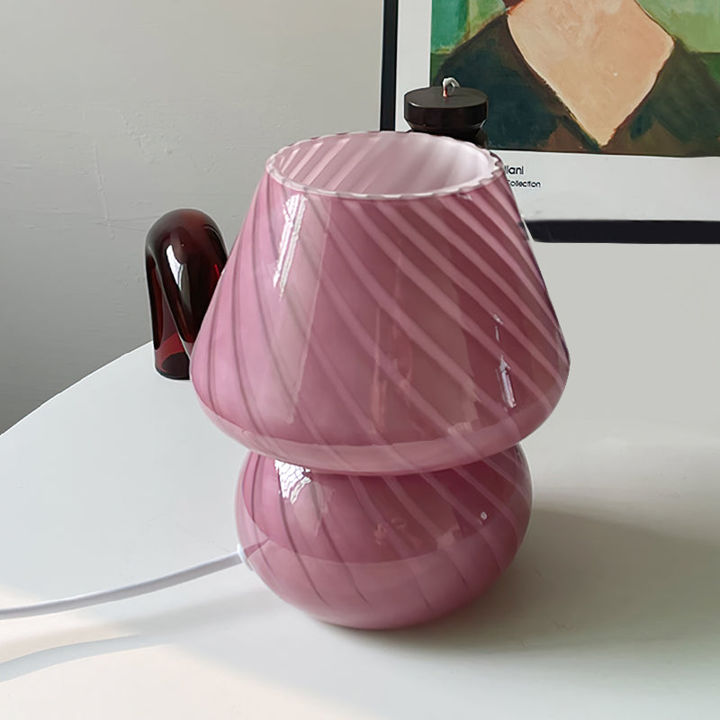 Dante – Vintage Glass Table Lamp with Trendy Modern Design