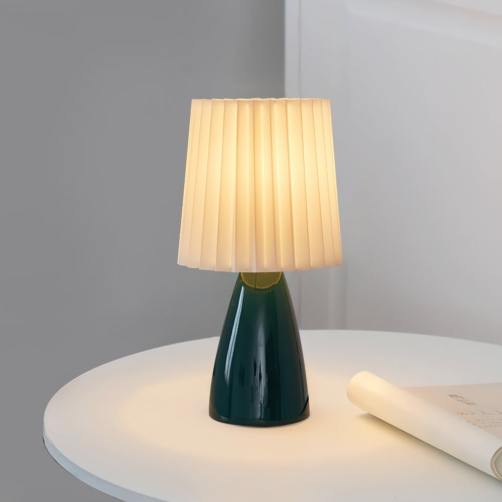 Dune – Stylish Ceramic Table Lamp with Fabric Shade