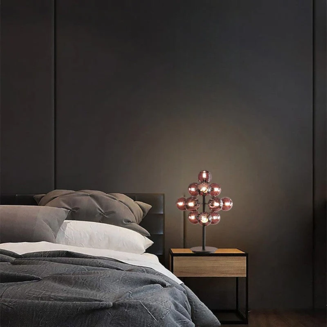 Aurelen – Elegant Glass Table Lamp with Warm Ambient Glow