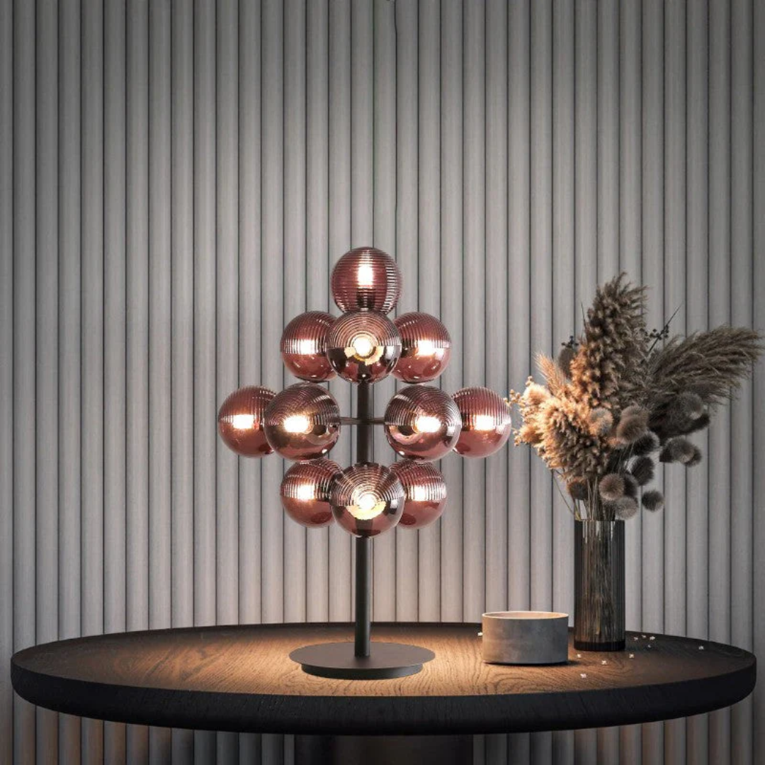 Aurelen – Elegant Glass Table Lamp with Warm Ambient Glow