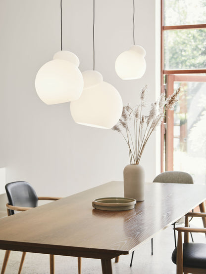 Breeze - Elegant Opal White Glass Pendant Light