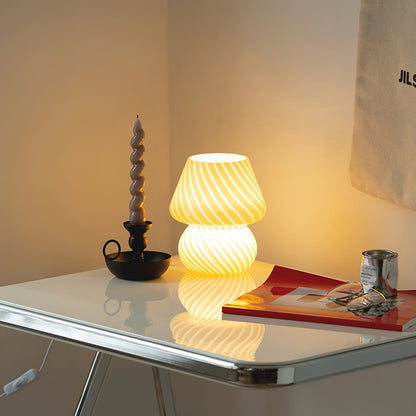 Dante – Vintage Glass Table Lamp with Trendy Modern Design