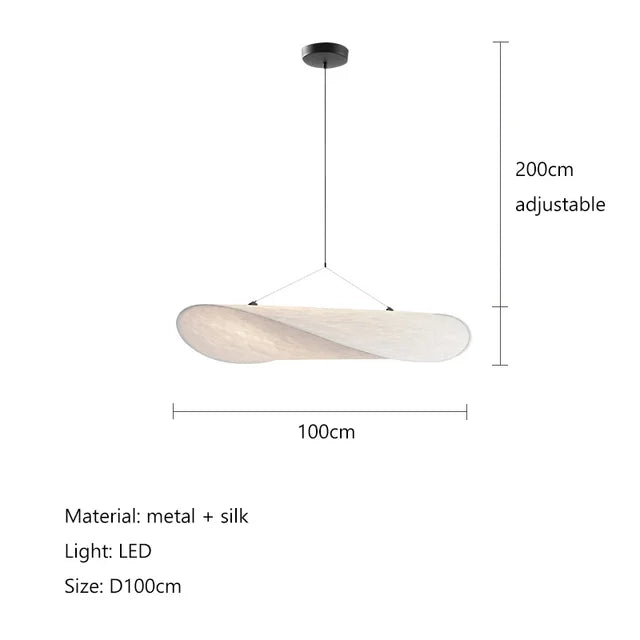 Brisa – Handmade Silk Pendant Light with Artistic Elegance