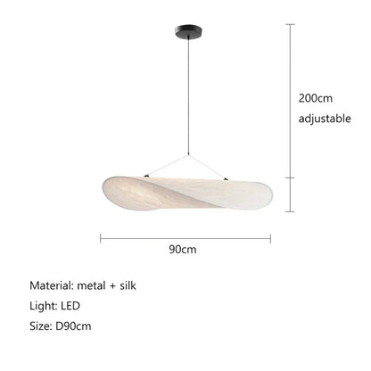 Brisa – Handmade Silk Pendant Light with Artistic Elegance