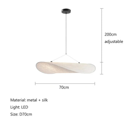 Brisa – Handmade Silk Pendant Light with Artistic Elegance