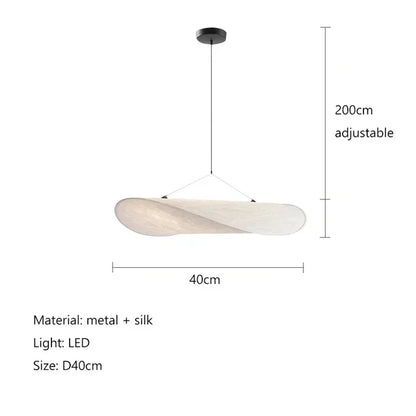 Brisa – Handmade Silk Pendant Light with Artistic Elegance