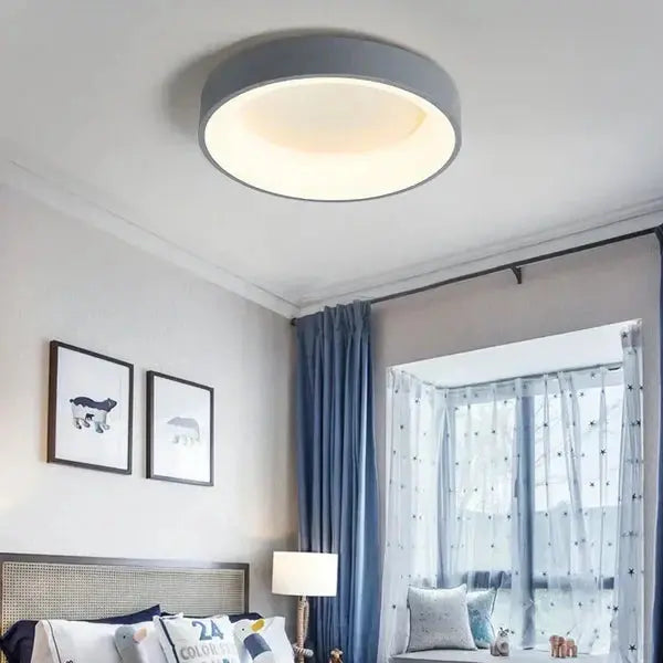 Riva – Scandinavian Round LED Ceiling Light for Modern Elegance