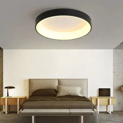 Riva – Scandinavian Round LED Ceiling Light for Modern Elegance