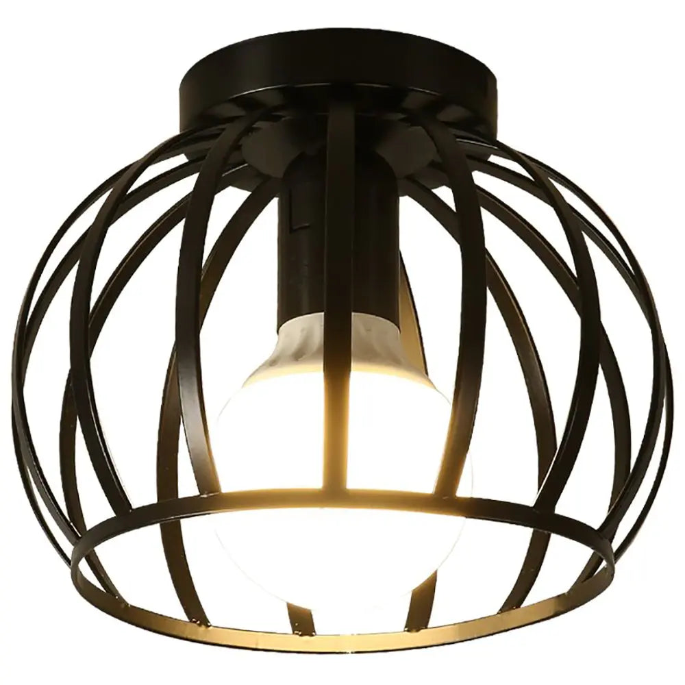 Ferrosen – Black &amp; Gold Industrial Ceiling Light