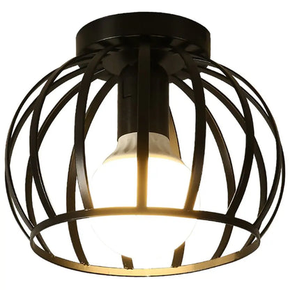 Ferrosen – Black &amp; Gold Industrial Ceiling Light