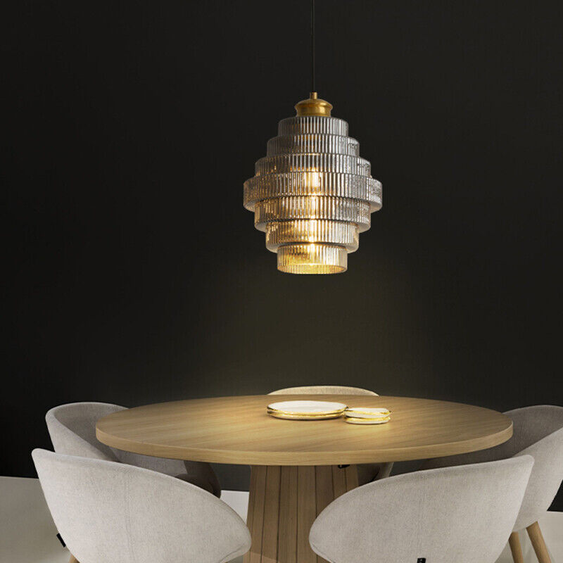 Vero – Brass & Glass Bottle-Shaped Pendant Lamp with Vintage Charm